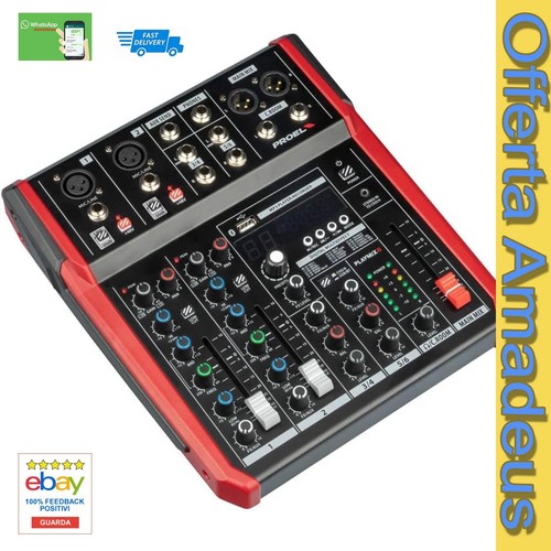 Mixer proel playmix6 canali - proel,