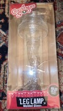 New A Christmas Story lampada gamba a rete tacco alto scarpa vetro trasparente 18 oz modellato