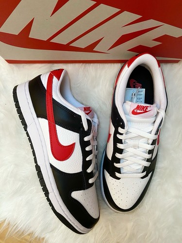 Nike dunk low red swoosh - nike,