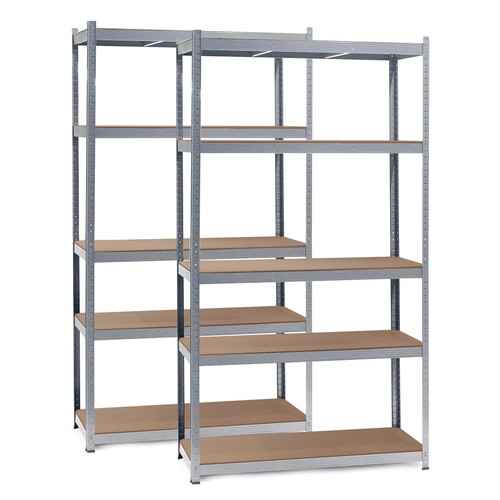 Set scaffali zincati - 2x,