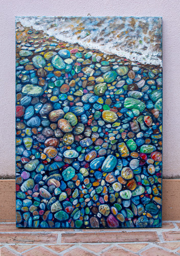 Quadro dipinto mano - mano, tela