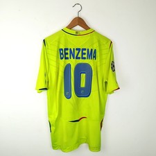 OLIMPIC LIONE MAGLIA UMBRO BENZEMA JERSEY LYONNAIS UCL MAILLOT TRIKOT 2008-2009