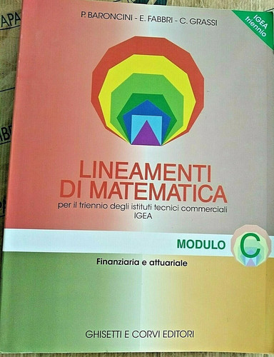 Lineamenti matematica mod - lineamenti, di
