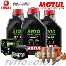 Tagliando YAMAHA FZS 600 Fazer 1998-2003 / Kit Olio Motul 5100 Filtro Candele