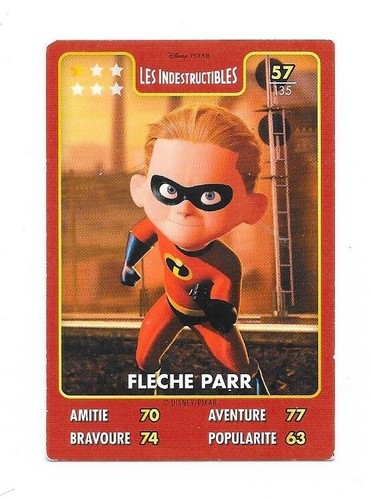 Carte auchan héros disney - carte,