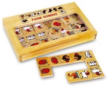 Domino in legno Animali della