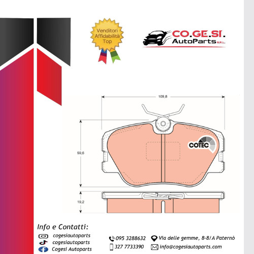 Kit pastiglie freno anteriore - kit,