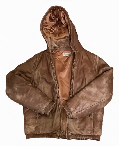 Giacca pelle vintage - pelle,