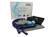 Confezione Sollievo Mal Di Schiena - Massaggiatore Schiena, Tutore Schiena, 2 Palline Massaggianti e Cuscinetto Riscaldante