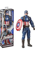 Capitan America Personaggio Giocattolo 30 cm Marvel Avengers con Scudo 3 anni +