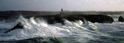 Quadro faro tempesta - in,
