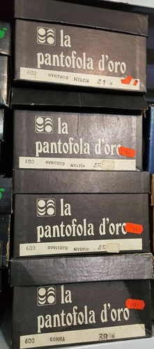 Vintage pantofola oro - vintage,