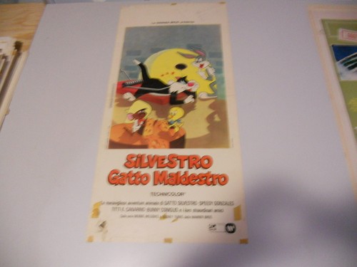 Locandina originale silvestro - originale,