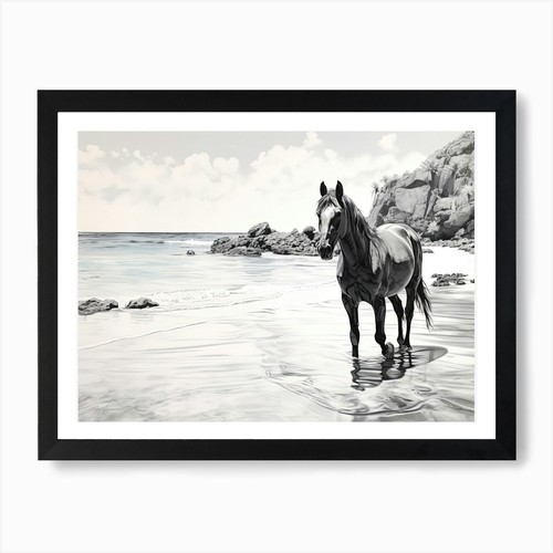 Horse oil painting anse - oil,