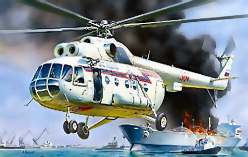 Zvezda kit elicottero mil - zvezda, 1/72