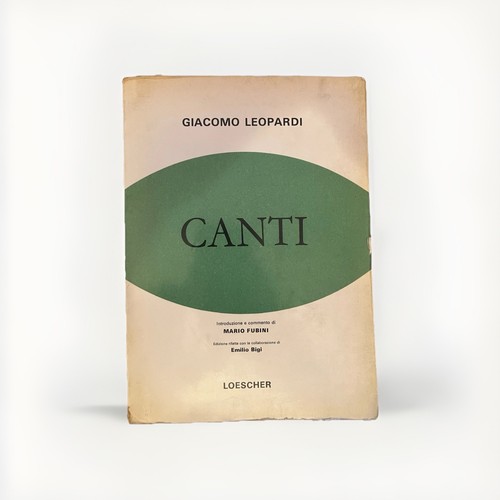 Canti giacomo leopardi - canti,