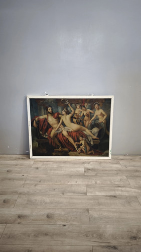 174 antico dipinto - dipinto, con
