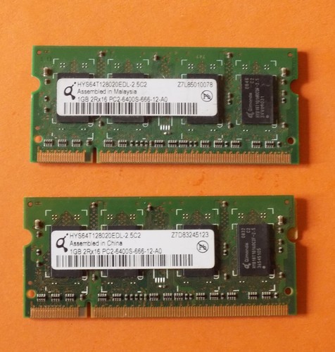 Lot barrettes ram ddr2 - lot,
