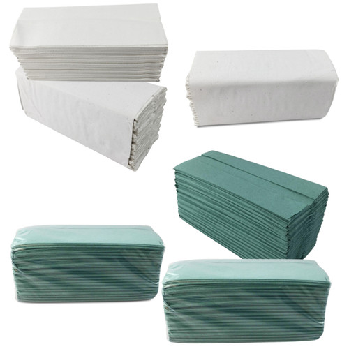 Asciugamani carta bianco - in,