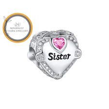 Ciondolo cuore sorella per
