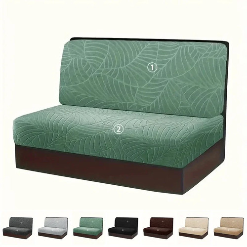 Pezzi set foglie jacquard - 2,
