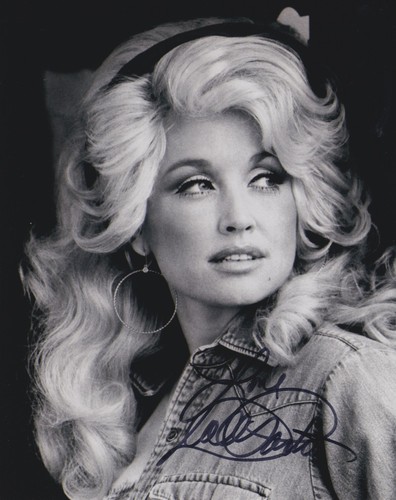 Foto firmata dolly parton - dolly,