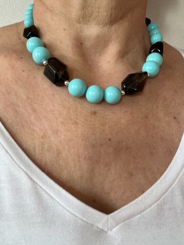 Collana donna pietre dure