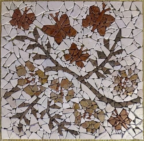 Farfalle rosone mosaico - farfalle,