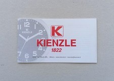 KIENZLE 1822 Garanzia Warranty