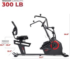 Cyclette reclinabile cross