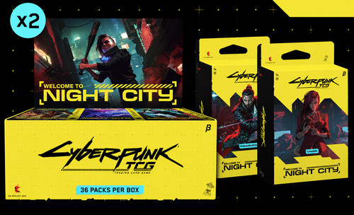 Cyberpunk tcg beta - tcg, box