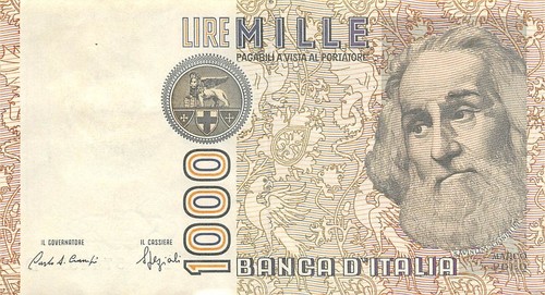 Italy 1000 lire 6 1 - 1000, 6.1.1982