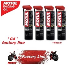GRASSO SPRAY PER CATENA MOTO MOTUL C4 CHAIN LUBE FACTORY LINE RACING ROAD 400ml