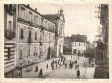 dn659 cartolina marcianise piazza umberto I provincia di caserta