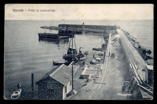 Cartolina riposto porto - cartolina,