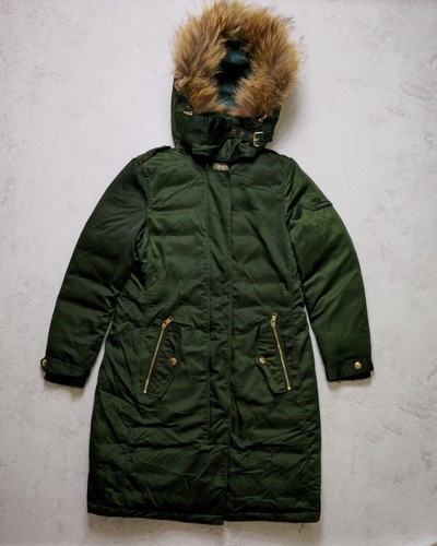 Burberry donna verde pelliccia