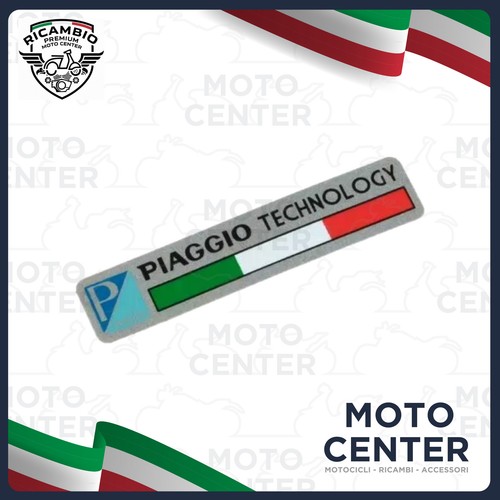Targhetta adesiva piaggio - targhetta,