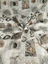Tessuti in cotone cuori shabby