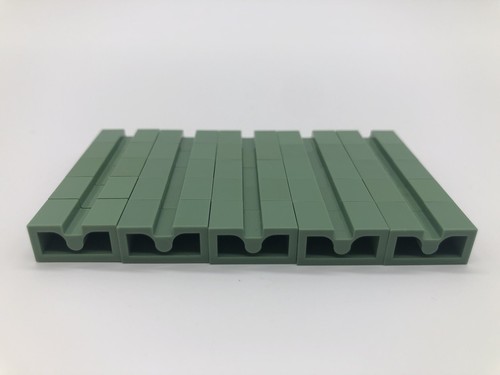 Lego mattoncino verde - mattoncino, sabbia