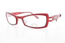 Eye'DC Brille Modell V611 003 50-20 Rot Weinrot Edel Stahl Vintage France