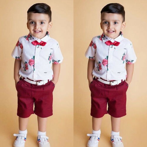 Shirt pantaloni corti abiti - t-shirt,
