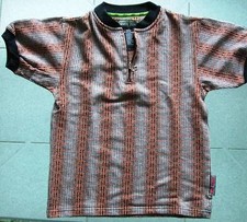 INNER ZONE - MAGLIETTA  A MANICHE CORTE CON CERNIERA - TG.8/10 ANNI 