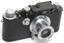 Leica III nera con raccordi