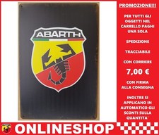 TARGA PUBBLICITARIA ABARTH