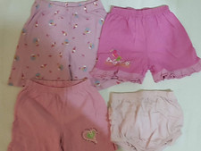 Lotto 1751 stock 3 pantaloncini abbigliamento bimba bambina 12 mesi