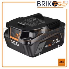 AEG BATTERIA 18V 5.0 AH HD AL LITIO RICAMBIO ELETTROUTENSILI BATTERIE L1850SHD