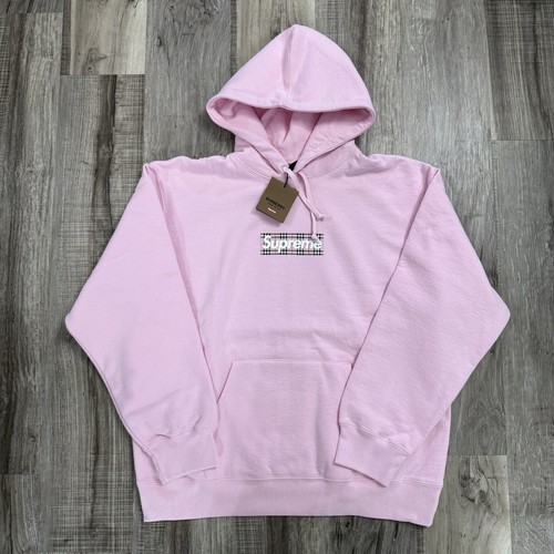 Supreme burberry box felpa con - box,