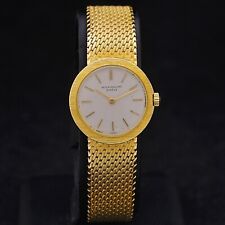 Patek Philippe Calatrava lady 60s 18 kt gold ref 3276 manual serviced + box