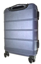 TROLLEY VALIGIA GO CARPISA BLU RIGIDO FLIGHT BAGAGLIO DA CABINA 4 RUOTE