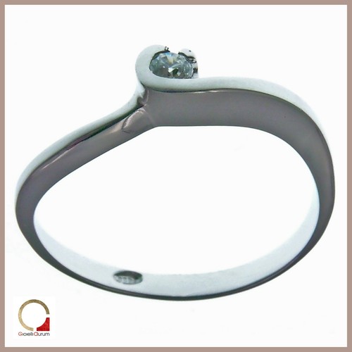 Anello solitario argento - anello, in